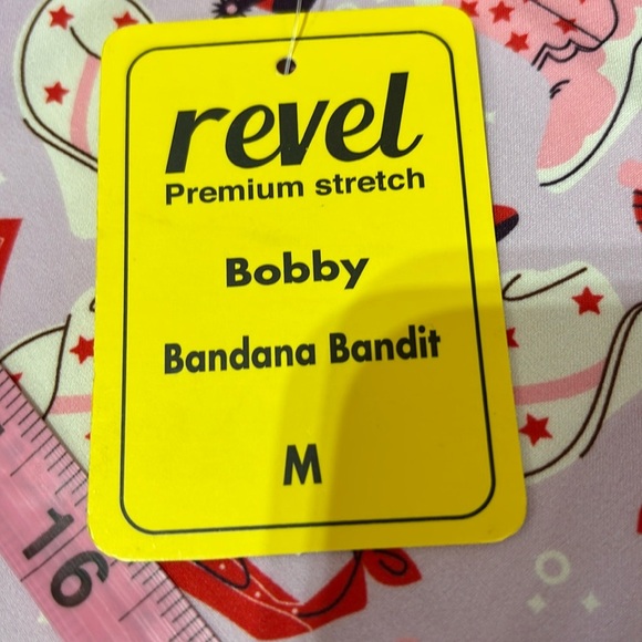 Revel Scrub Bobby Bandana Bandit V-neck,premium stretch,front patch pockets - Picture 10 of 11